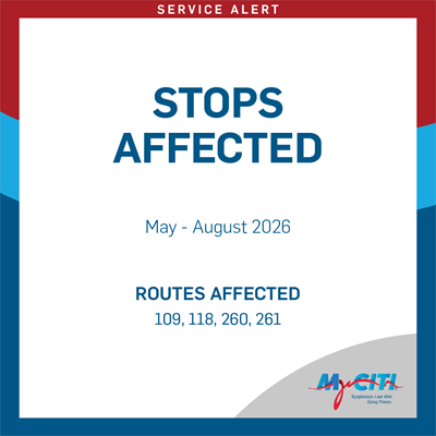 stops affected